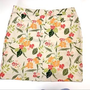 Lane Bryant Straight Short Skirt Cotton Lycra Sz16